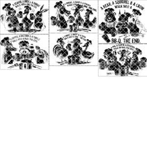 Slate Cheese Board Bundle, 6 Laser Engraving Files,