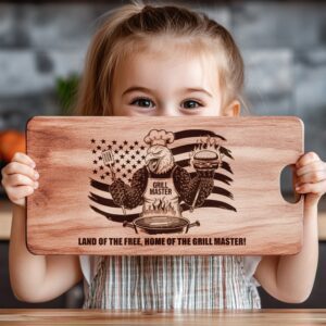 Charcuterie Board Engraving File, Eagle Grill Master Burger,
