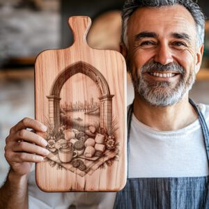 Charcuterie Board Laser Engraving File, American S Mores