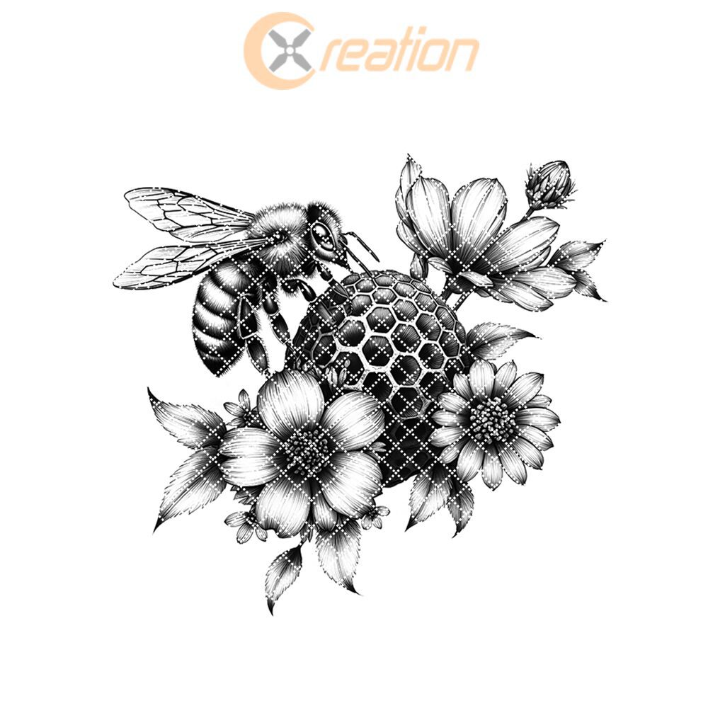 Charcuterie Board Laser Engraving File, Bee Honeycomb Floral Design, Kitchen Decor – Image 7