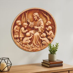 Jesus 3D Illusion Laser Engraving File, Christian Art,