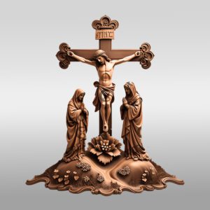 Jesus 3D Illusion Laser Engraving File, Christian Wall