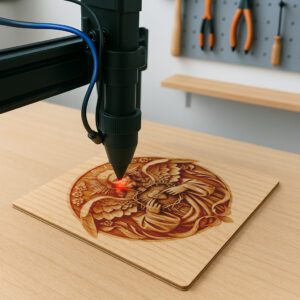 Jesus 3D Illusion Laser Engraving File, Sacred Heart