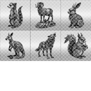 3D Animal Illusion Laser Engraving Bundle, Wild Art