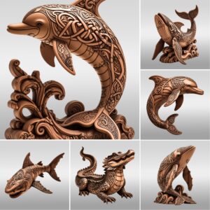 3D Animal Illusion Laser Engraving Bundle, Wild Creature