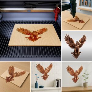Animal 3D Illusion Laser Engraving Bundle, Wild Art