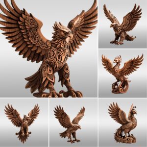 Animal 3D Illusion Laser Engraving Bundle, Wild Art