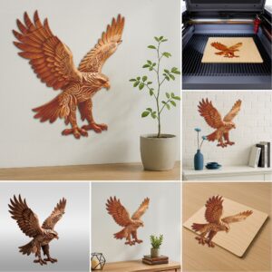 Animal 3D Illusion Laser Engraving Bundle, Wild Art