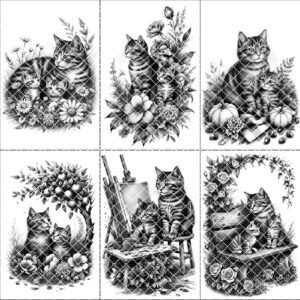 Cat Family Charcuterie Board Engraving Bundle, Kitchen Decor,