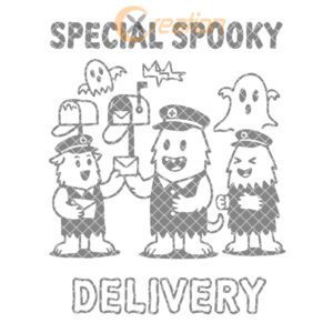 Halloween Charcuterie Board Design, Monster Mail Laser Engraving