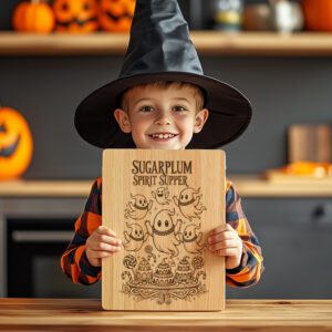 Halloween Charcuterie Board Engraving File, Spooky Party Platter