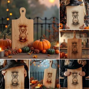 Halloween Charcuterie Board Laser Engraving Designs, Spooky Bundle,