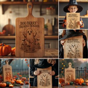 Halloween Charcuterie Board Laser Engraving File Bundle, Funny