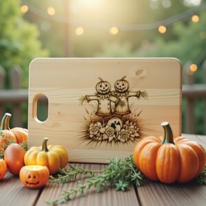 Halloween Charcuterie Board Laser File, Jack O Lantern