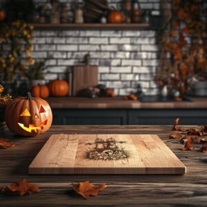 Halloween Charcuterie Board Laser File, Jack O Lantern