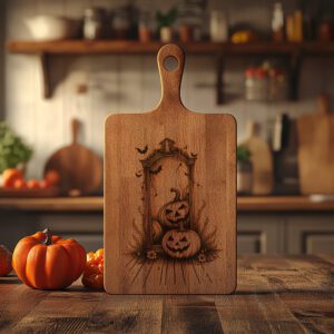 Halloween Charcuterie Board Laser File, Jack O Lantern,