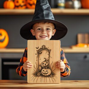 Halloween Charcuterie Board Laser File, Jack O Lantern,