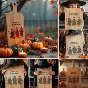 Halloween Engraving Files, Funny Charcuterie Board Designs, Spooky