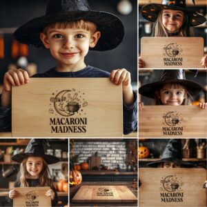 Halloween Laser Engraving File for Charcuterie Board, 6