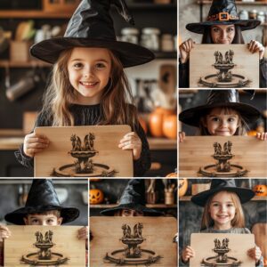 Halloween Laser Engraving File for Charcuterie Boards, 6