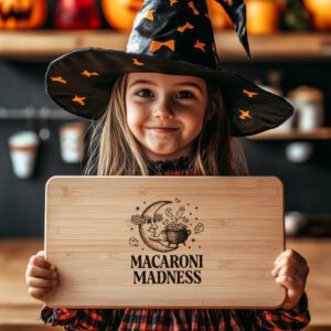 Halloween Laser Engraving File, Spooky Charcuterie Board, Moonlit