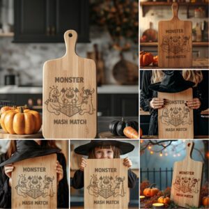 Halloween Spooky Charcuterie Board Bundle, Funny Horror Party