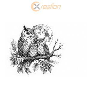 Halloween Charcuterie Board File, Laser Engraved Owls on
