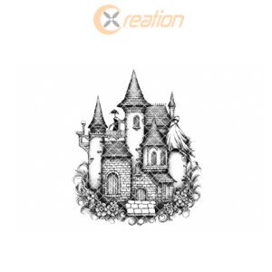Halloween Charcuterie Board Laser File, Witch Castle Silhouette,