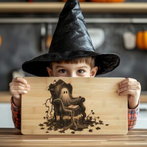 Halloween Haunted Charcuterie Board Laser File, Sinister Armchair,