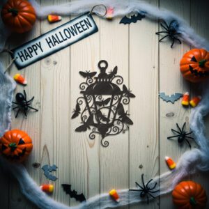 Halloween Lantern Laser File, Spooky Moth Ornament for