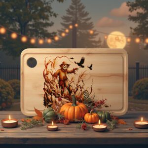 Halloween Laser Engraving File for Charcuterie Board, Bewitched