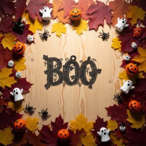 Halloween Ornament Bundle, Spooky Laser Designs for Tree