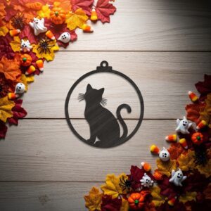 Halloween Ornament Laser File Bundle, 9 Spooky Designs