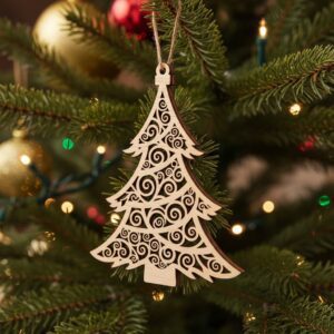 Laser Ornament Bundle, Christmas Tree Decoration Set, Holiday