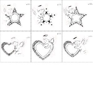 Christmas Angel Ornament Bundle, Laser-Crafted Holiday Home Decor