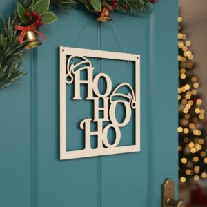 Christmas Door Hanger Bundle, 6 Holiday Welcome Signs,