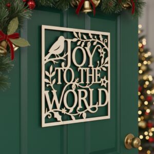 Christmas Door Hanger Bundle, 6 Holiday Welcome Signs,