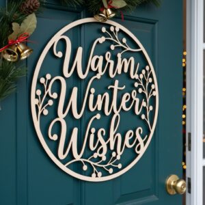 Christmas Door Hanger Bundle, 6 Monogram Designs, Holiday