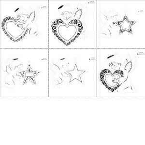 Christmas Ornament Laser Files Bundle, Angel Design Pack,
