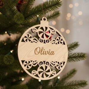 Christmas Ornament Personalised Candy Holder for Xmas Tree