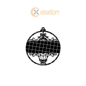 Ornate Ornament Design, Personalized Christmas Decor for DIY