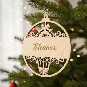 Ornate Ornament Design, Personalized Christmas Decor for DIY