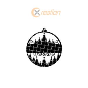 Personalized Christmas Ornament, Xmas Tree Digital Download