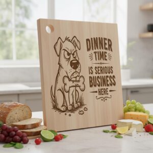 Charcharcuterie Board Laser Engraving Files, Whimsical Farmhouse Animal Designs, Family Name