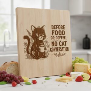 Charcharcuterie Board Laser Engraving Files, Whimsical Farmhouse Animal Designs, Family Name