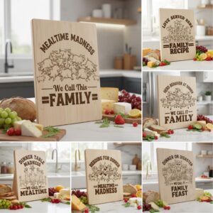 Funny Animal Bundle, Charcuterie Board Laser Engraving Files, Whimsical Kitchen Decor