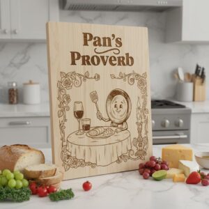 Funny Charcuterie Board Designs, Whimsical Vegetable Engraving, Humorous Kitchen Decor