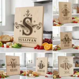 Vintage Monogram Engraving Designs Bundle, 251 Ornate Family Name Patterns