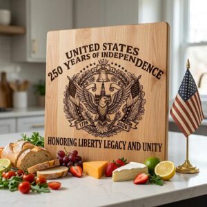 250th Anniversary Patriotic Engraving Designs, Americana Board Art 1776-2026