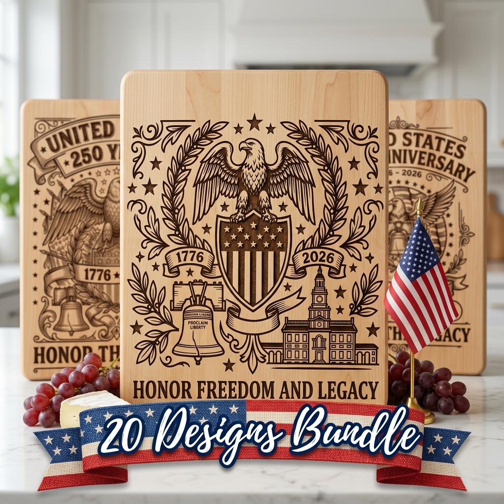 250th Anniversary Patriotic Engraving Designs, Americana, USA